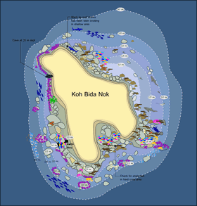 spot de plongee koh bida nok