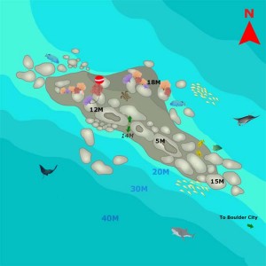 site de plongee shark fin reef similan