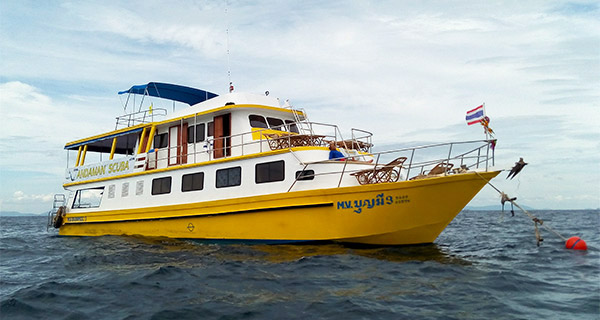bateau de croisiere plongee en Thailande